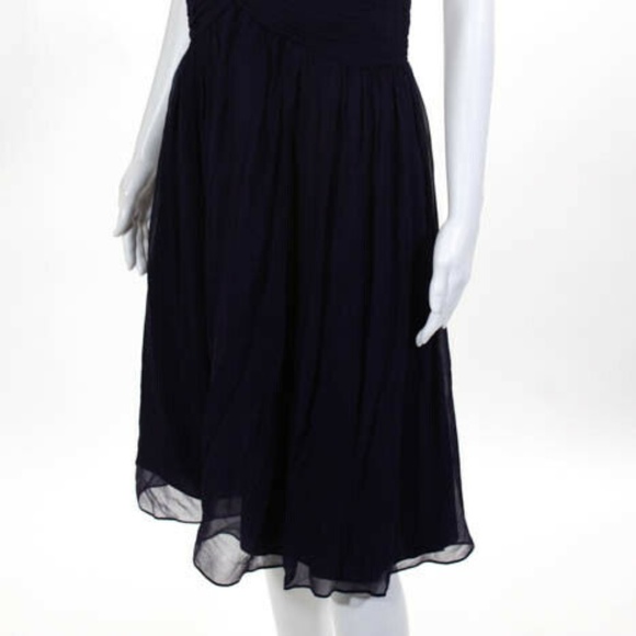 Donna Morgan Amethyst Silk NEW Sweetheart Dress 16 - Picture 4 of 8